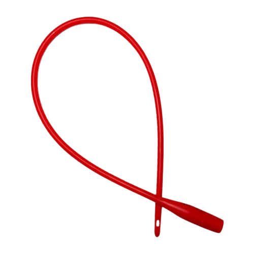 Urethral Red Rubber Catheter